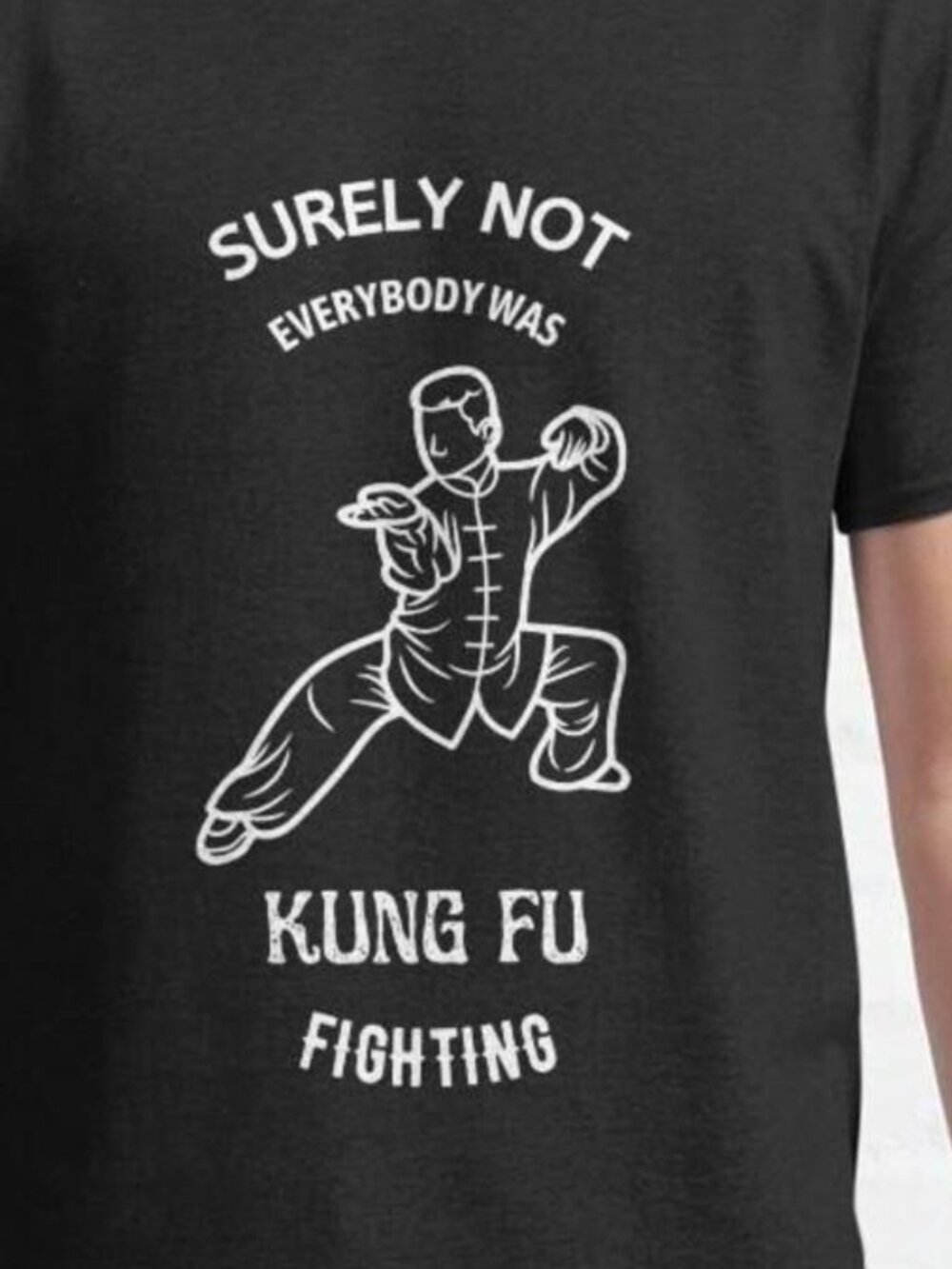 Surely Not Everybody Was Kung Fu Fighting Tshirt 261 - Picture 2 of 5